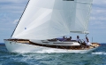Fairlie 55 sailing from side