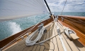Fairlie 55 sailing on deck